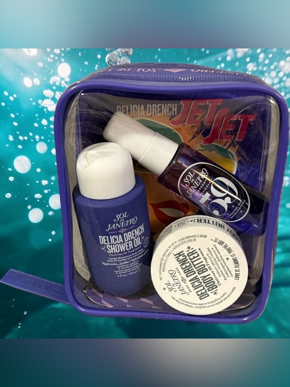 EMPTY💜SOL DE JANIERO💜Delicia Drench Jet Set/NIP